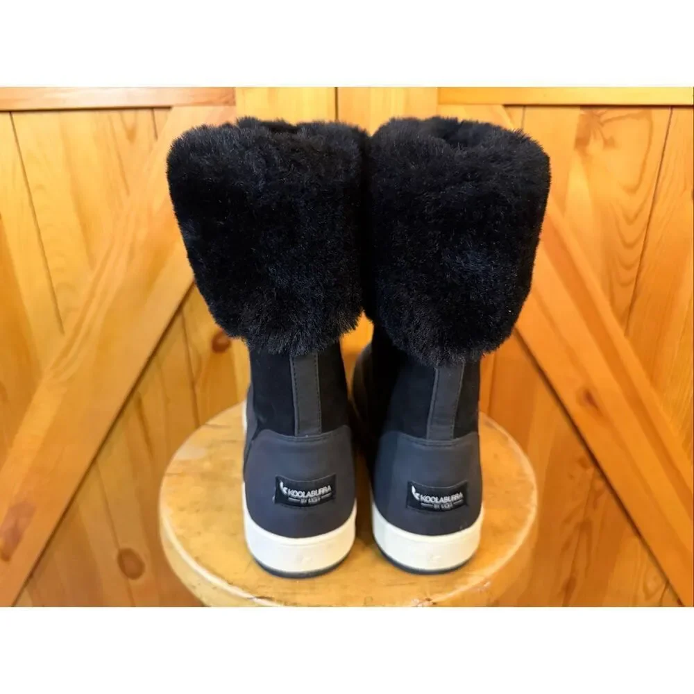 KOOLABURRA TYNLEE WOMEN TALL BOOTS BLACK US 10